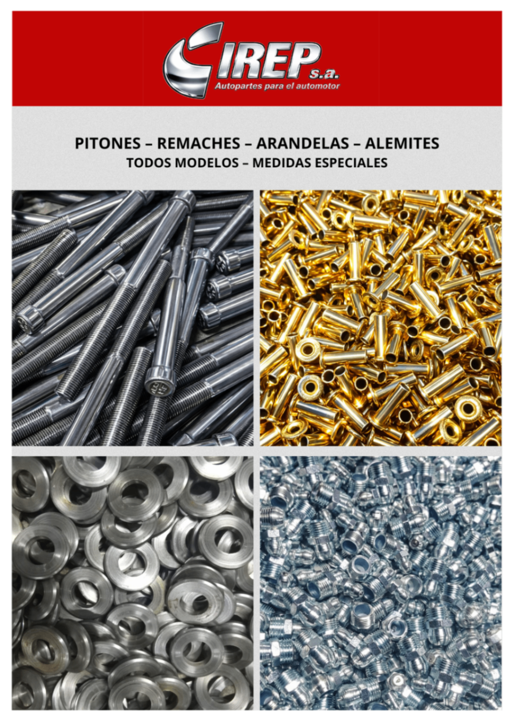 Repuestos de Pitones y remaches para camiones