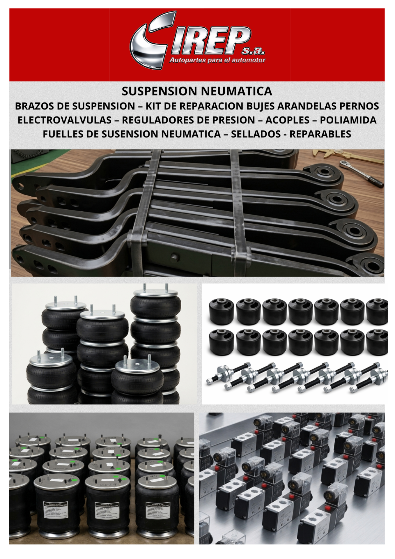 Repuestos de Suspensión neumática para camiones