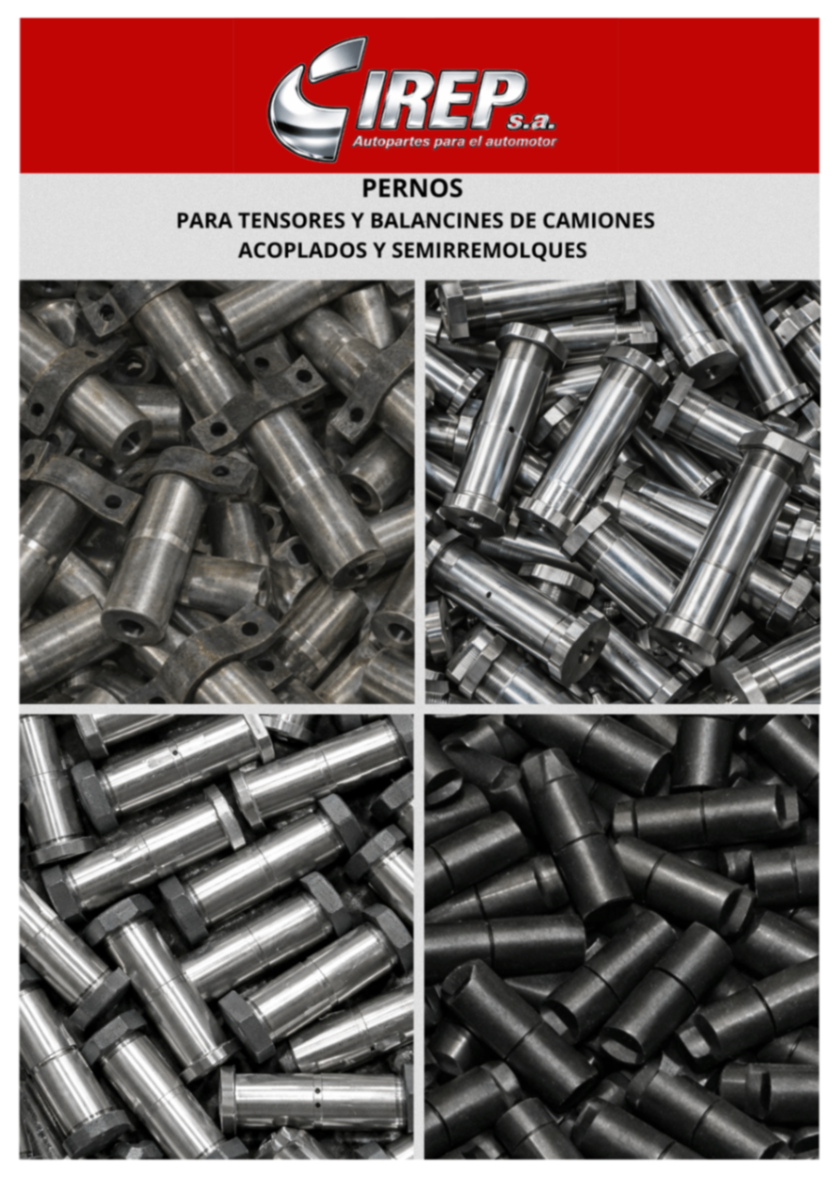 Repuestos de Pernos para balancines para camiones